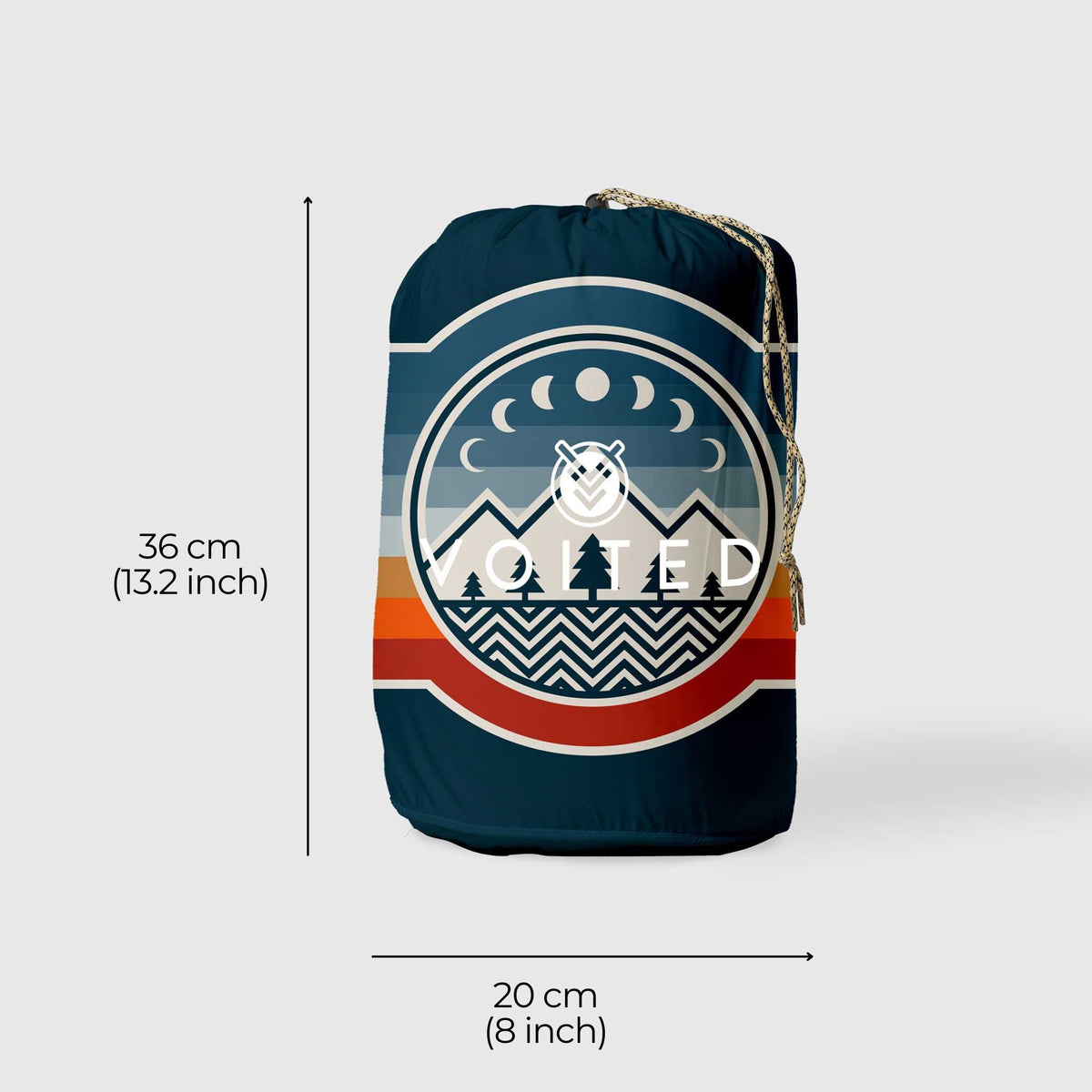 VOITED CloudTouch® Decke- Camp Vibes Two