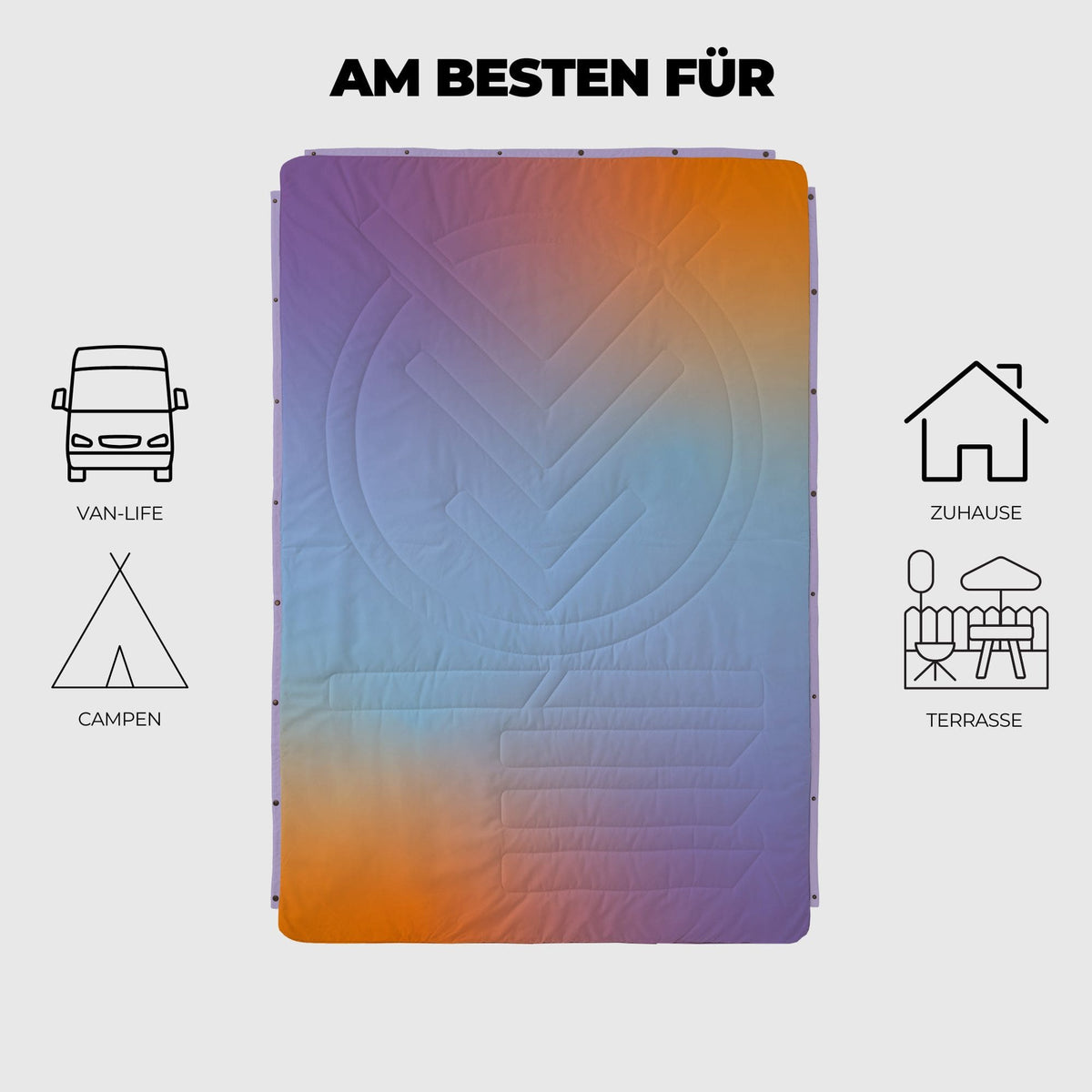 VOITED CloudTouch® Decke - Fuzzy Sunset