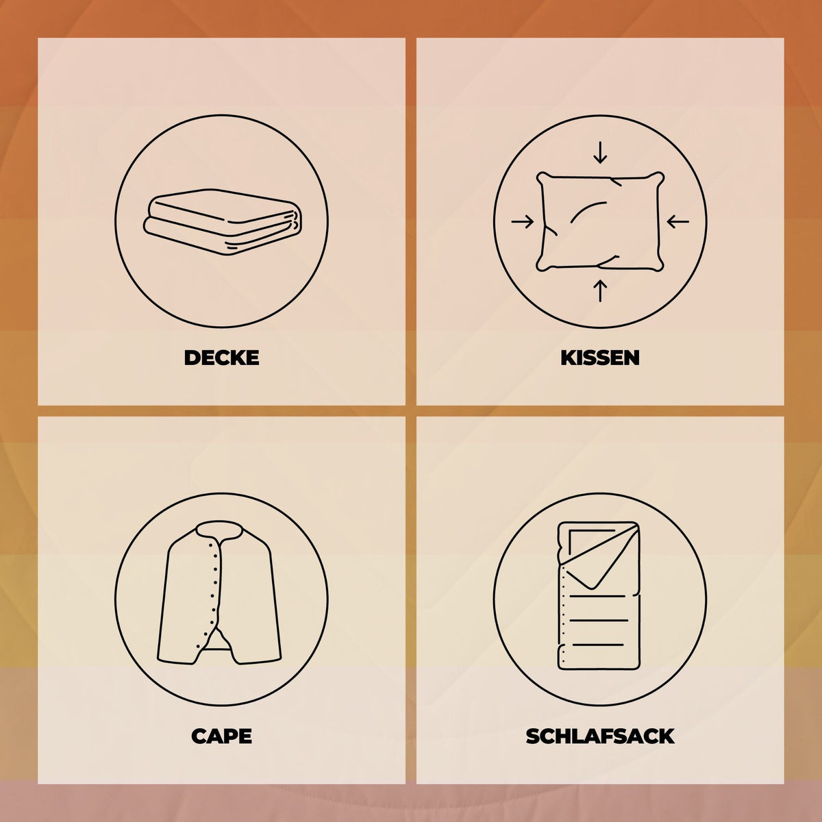 VOITED CloudTouch® Decke - Golden Drift