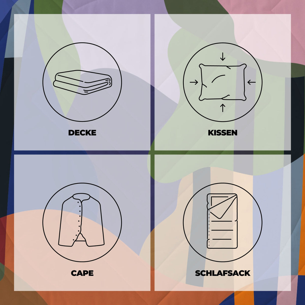 VOITED CloudTouch® Decke - Bubbly Forest