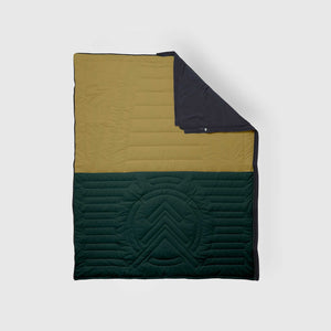 VOITED Slumber Zip Sack Blanket - Green Gabels / Dusty Sand