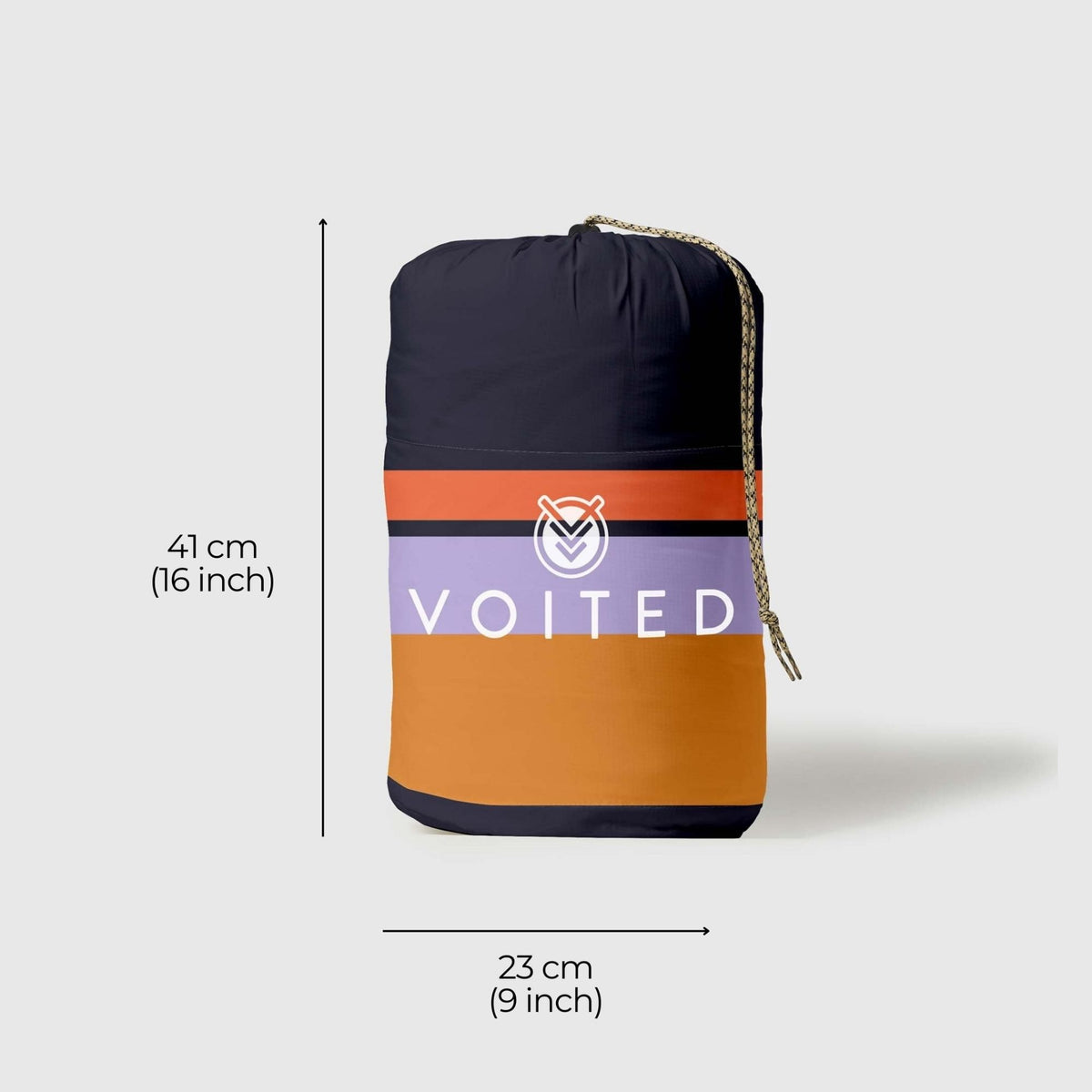 VOITED Slumber Zip Sack Blanket - Blocks