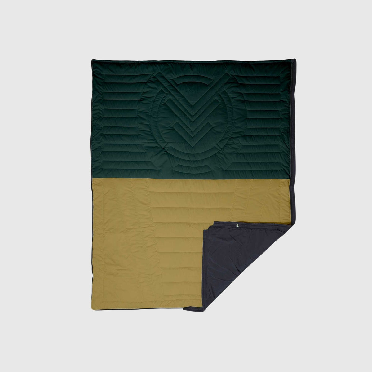 VOITED Slumber Zip Sack Blanket - Green Gables / Dusty Sand