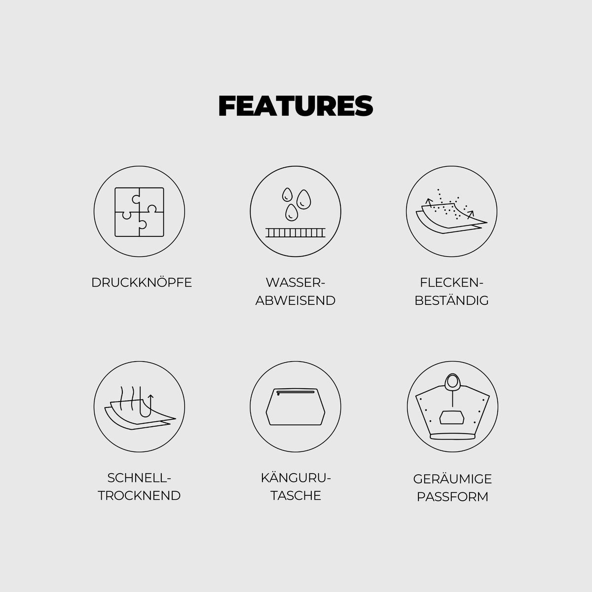 VOITED Trooper Outdoor Premium Poncho-Decke - Blue Steel / Graphite