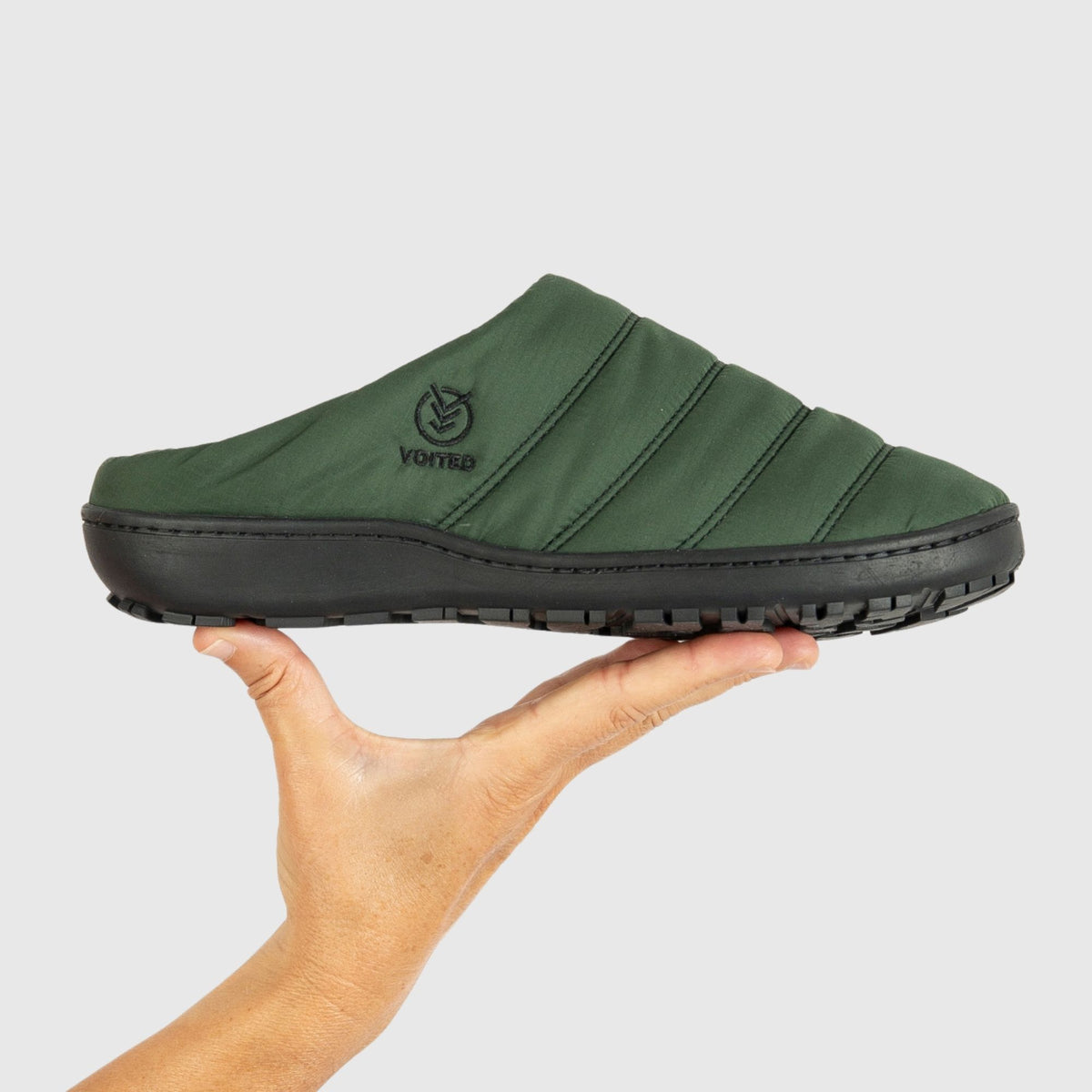 VOITED Soul Slipper - Lightweight, Indoor/Outdoor Camping Slippers - Tree Green
