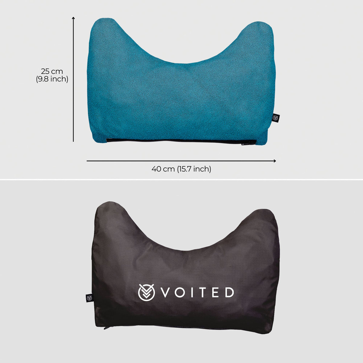 VOITED NeckPack Travel Blanket - Peaks