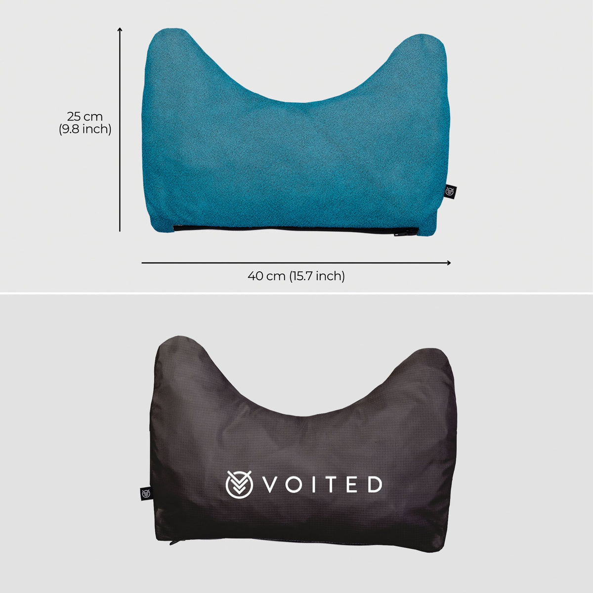 VOITED NeckPack Travel Blanket - Waterfall