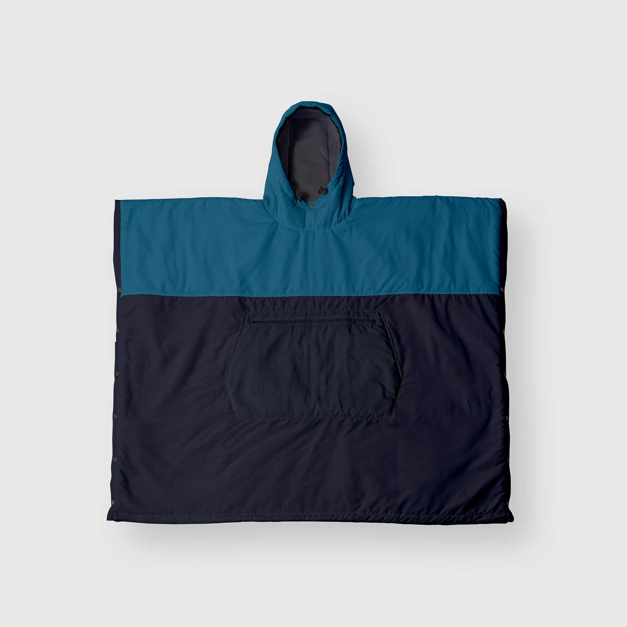 VOITED Trooper Outdoor Premium PonchoDecke Blue Steel / Graphite
