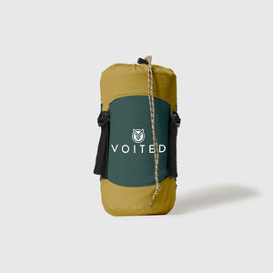 VOITED Trooper Outdoor Premium Poncho-Decke - Green Gabels / Dusty Sand