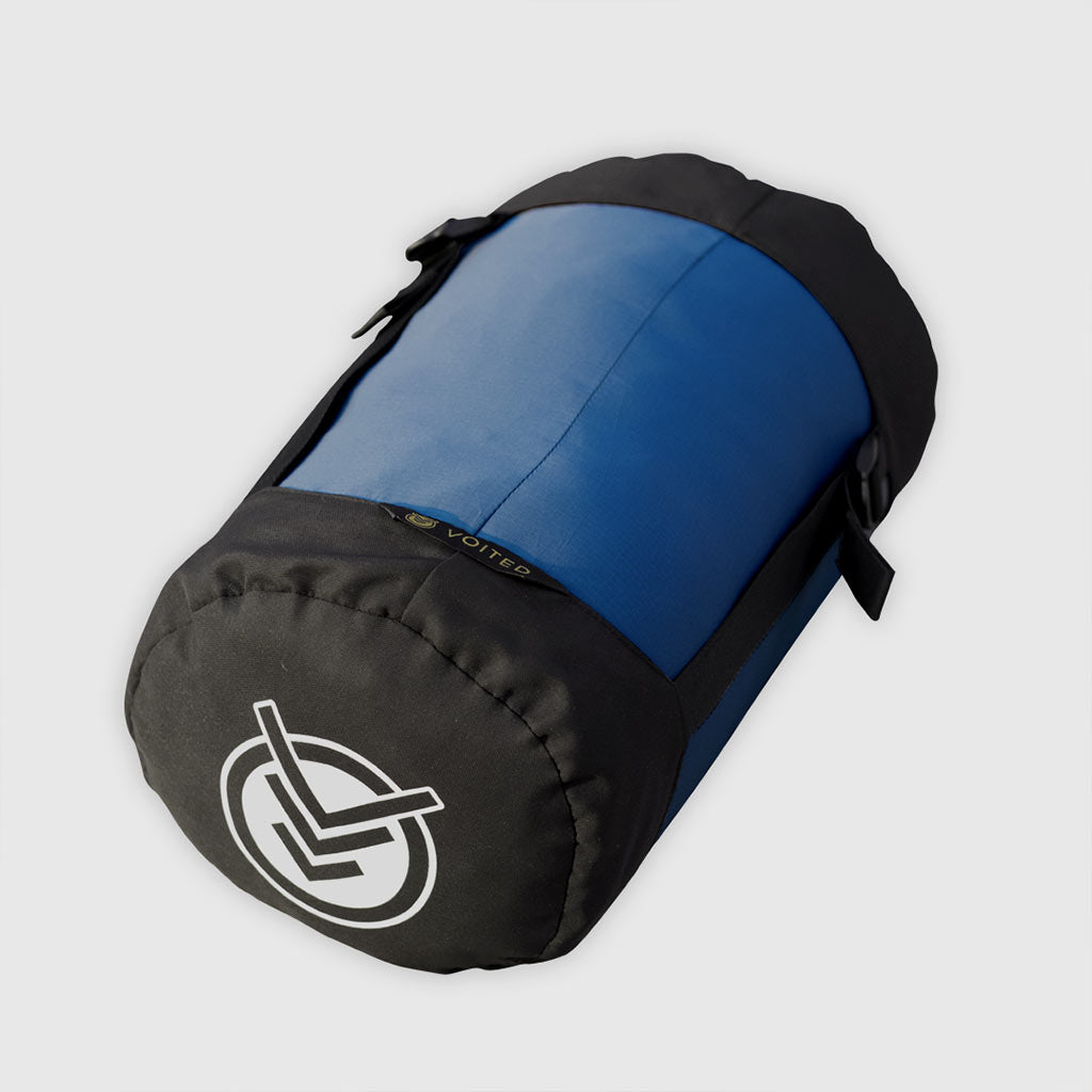 VOITED Wasserabweisender Kompressionssack (recycelt + reißfest) Blue