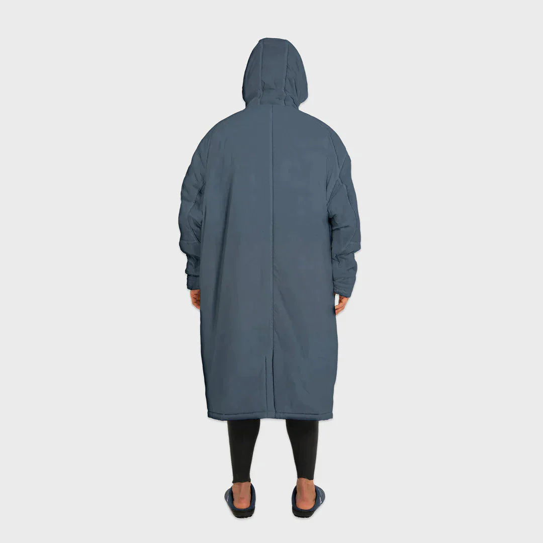 VOITED Original Outdoor Changing Robe & Drycoat for Surfing, Camping, Vanlife & Wild Swimming - Marsh Grey