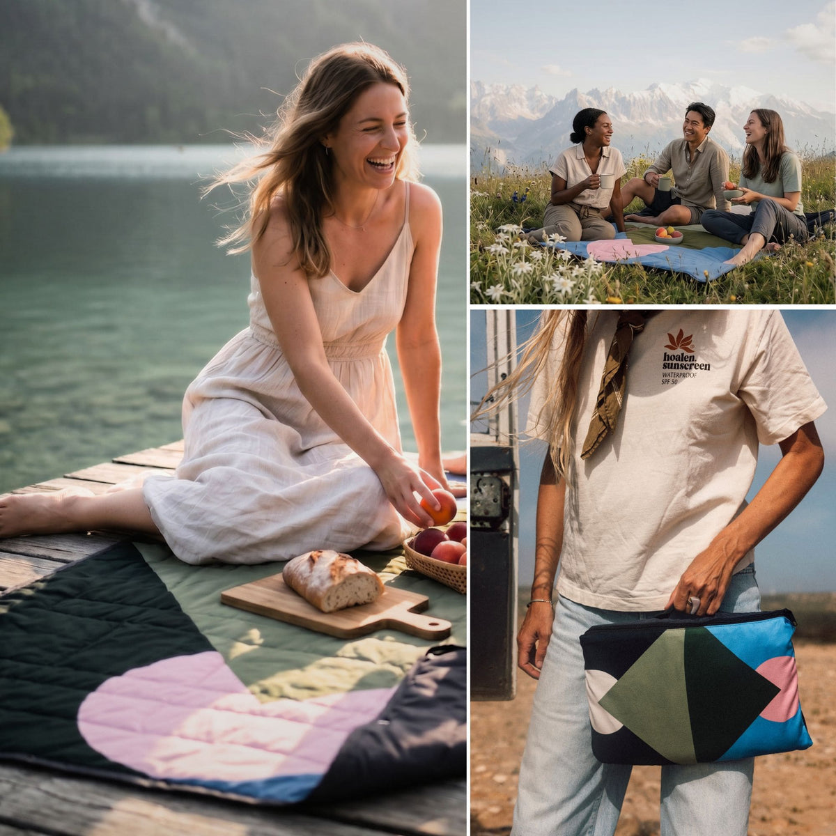 VOITED Compact Picnic & Beach Blanket  - Dawntrail