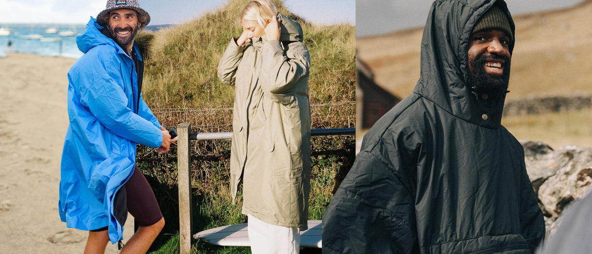 Allweather Coat, ChangeRobe,Poncho VOITED, Strand, Sand