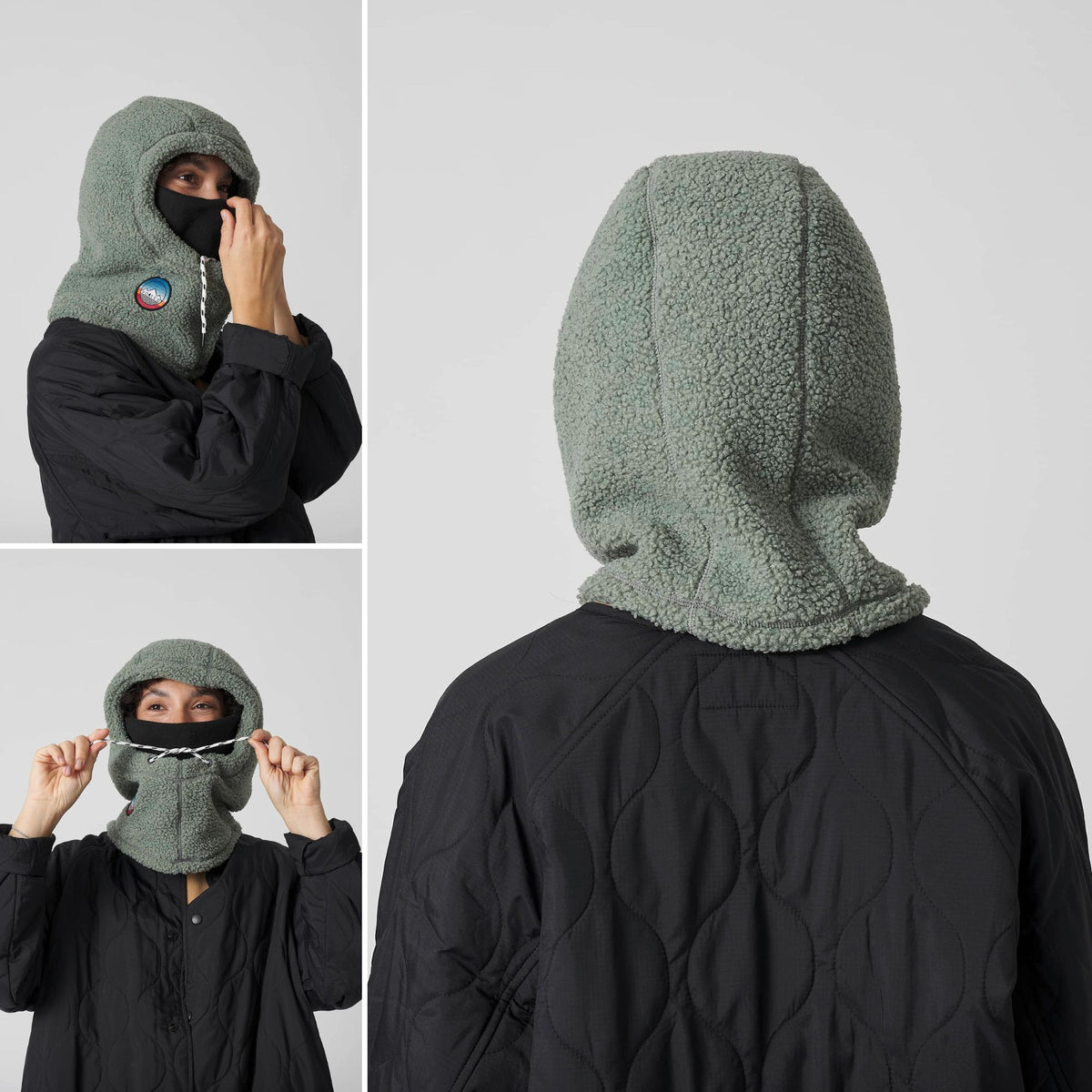 VOITED Polar Fleece Hood - Pistachio