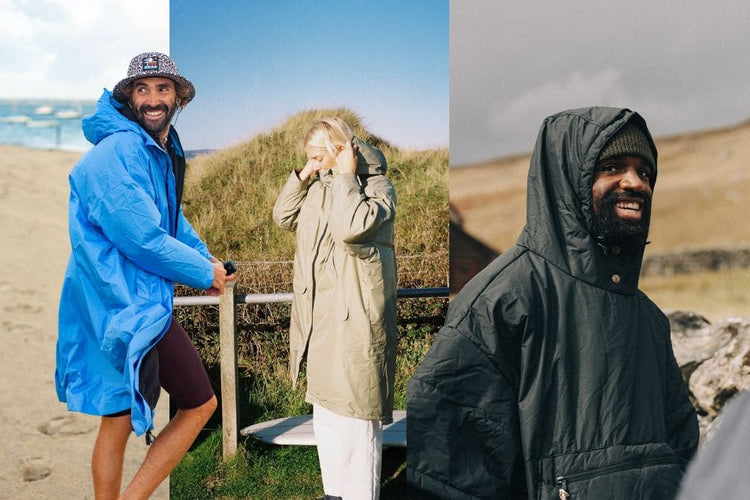 Allweather Coat, ChangeRobe,Poncho VOITED, Strand, Sand