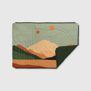 VOITED Recycled Ripstop Outdoor Camping Blanket - Jasper / Tree Green Jo