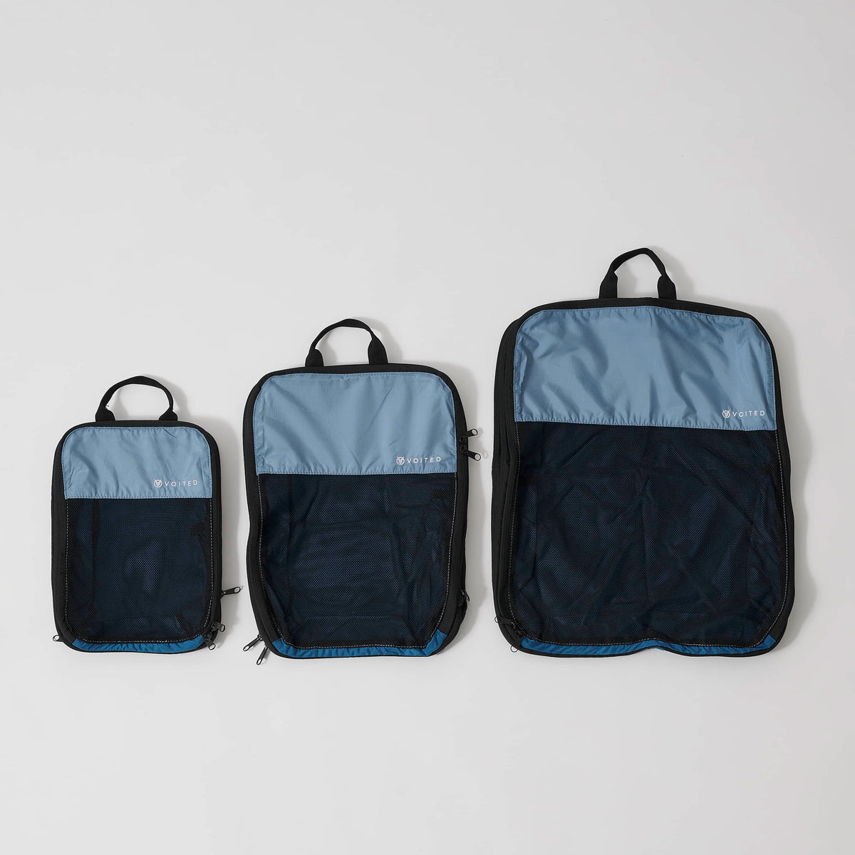 VOITED Travel Packing Cubes - Mountain Spring/Blue Steel