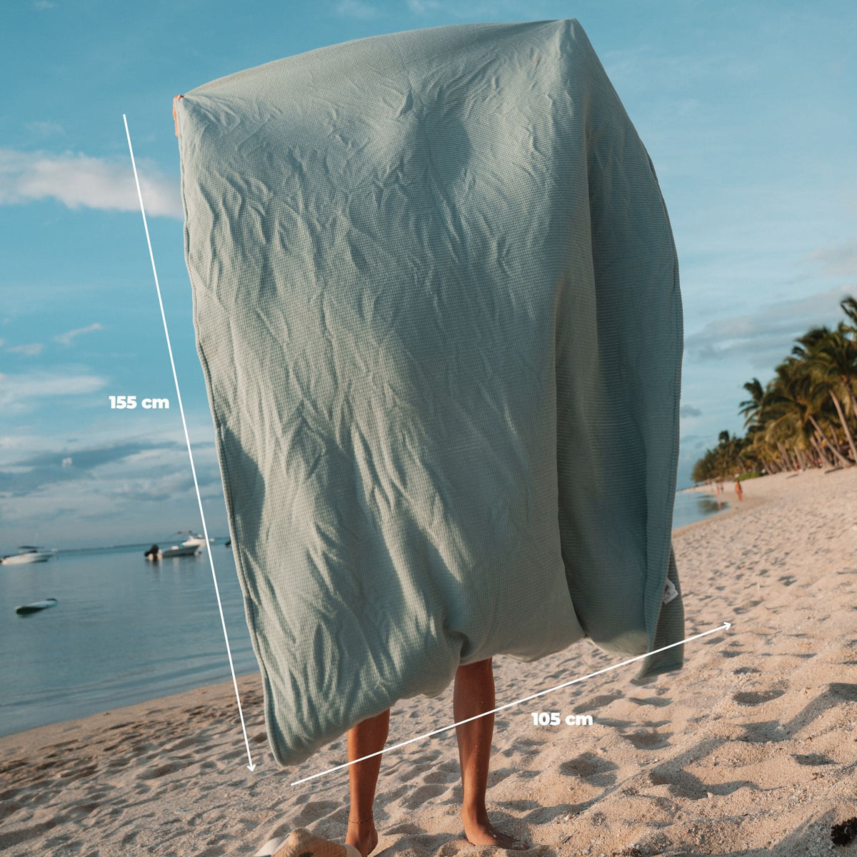 VOITED Beach Towel - Eucalyptus