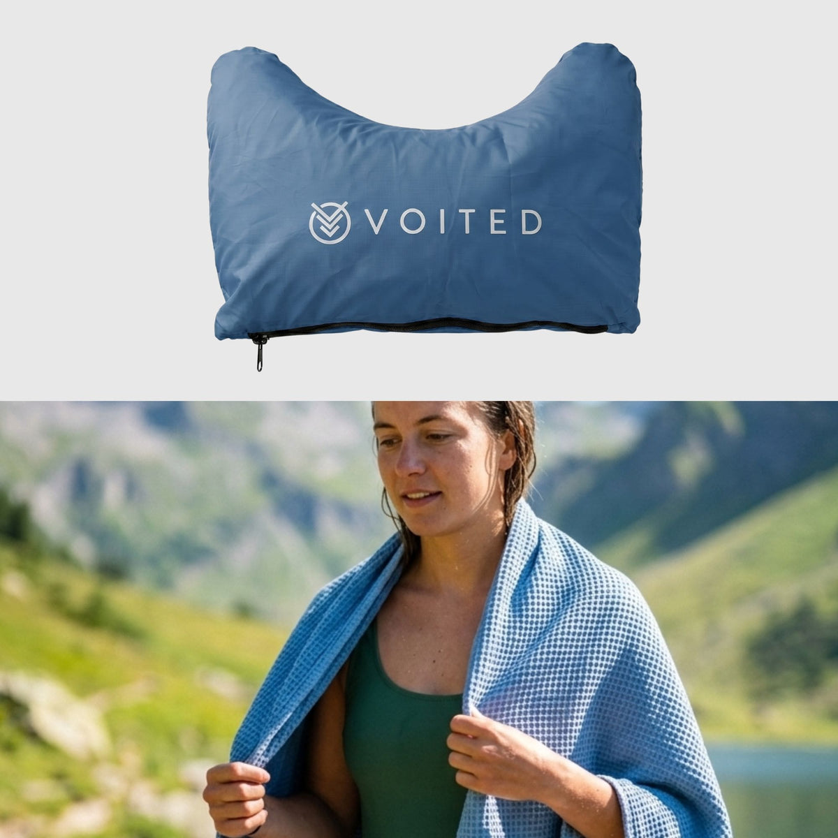 VOITED Beach Towel - Waterfall