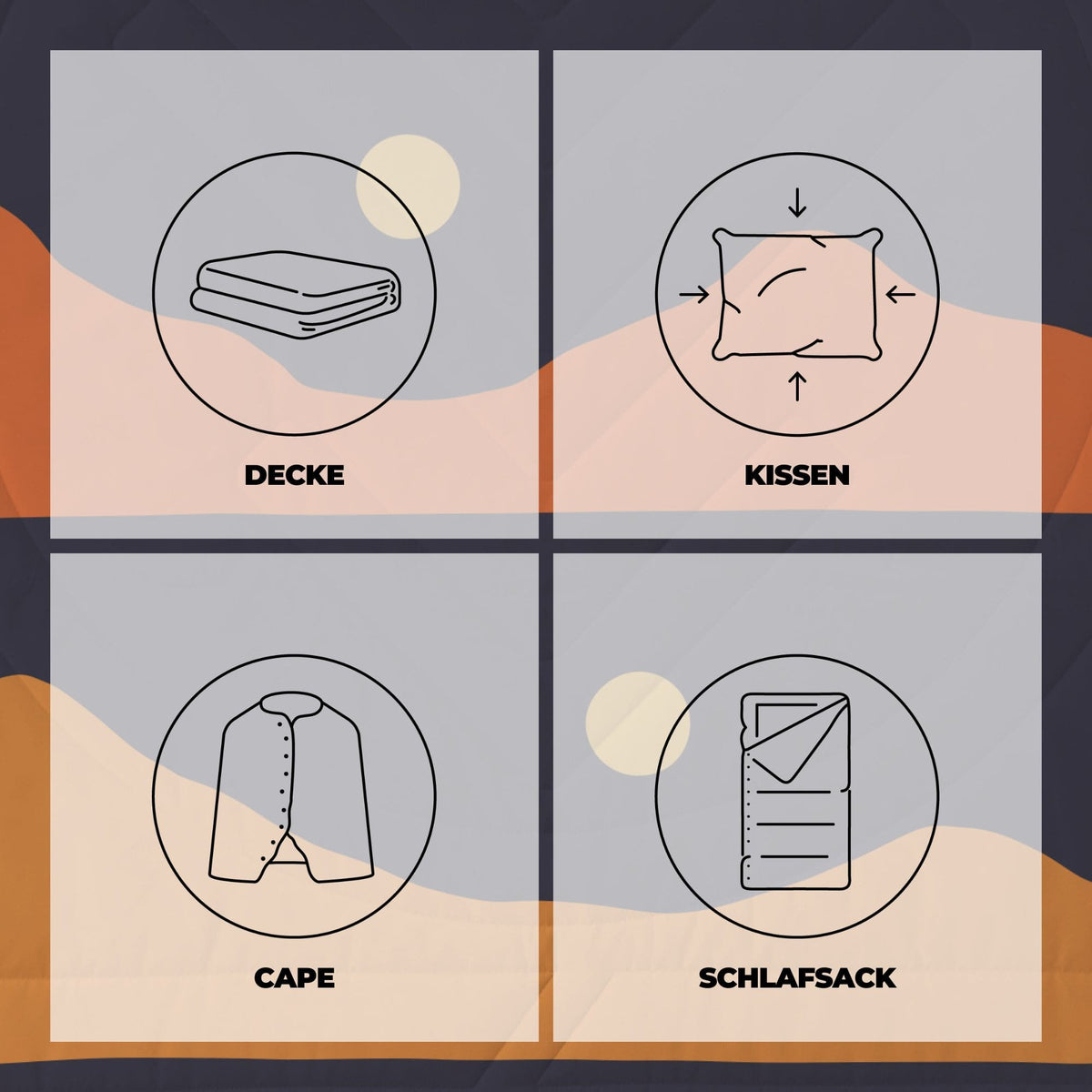 VOITED CloudTouch® Decke - Trailtrekker