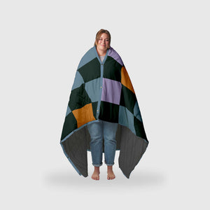 VOITED Fleece Outdoor Camping Blanket - Cheeckers