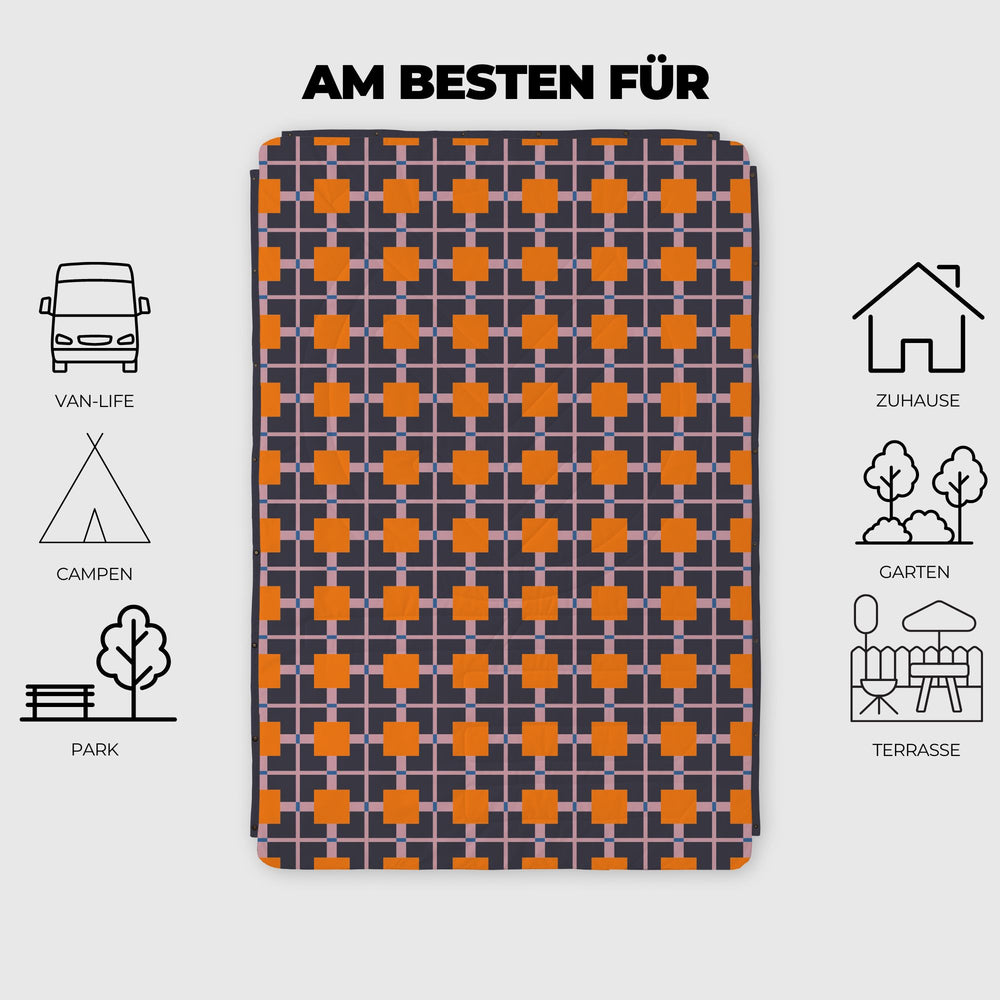 VOITED Fleece Outdoor Camping Blanket - Mellow Magic