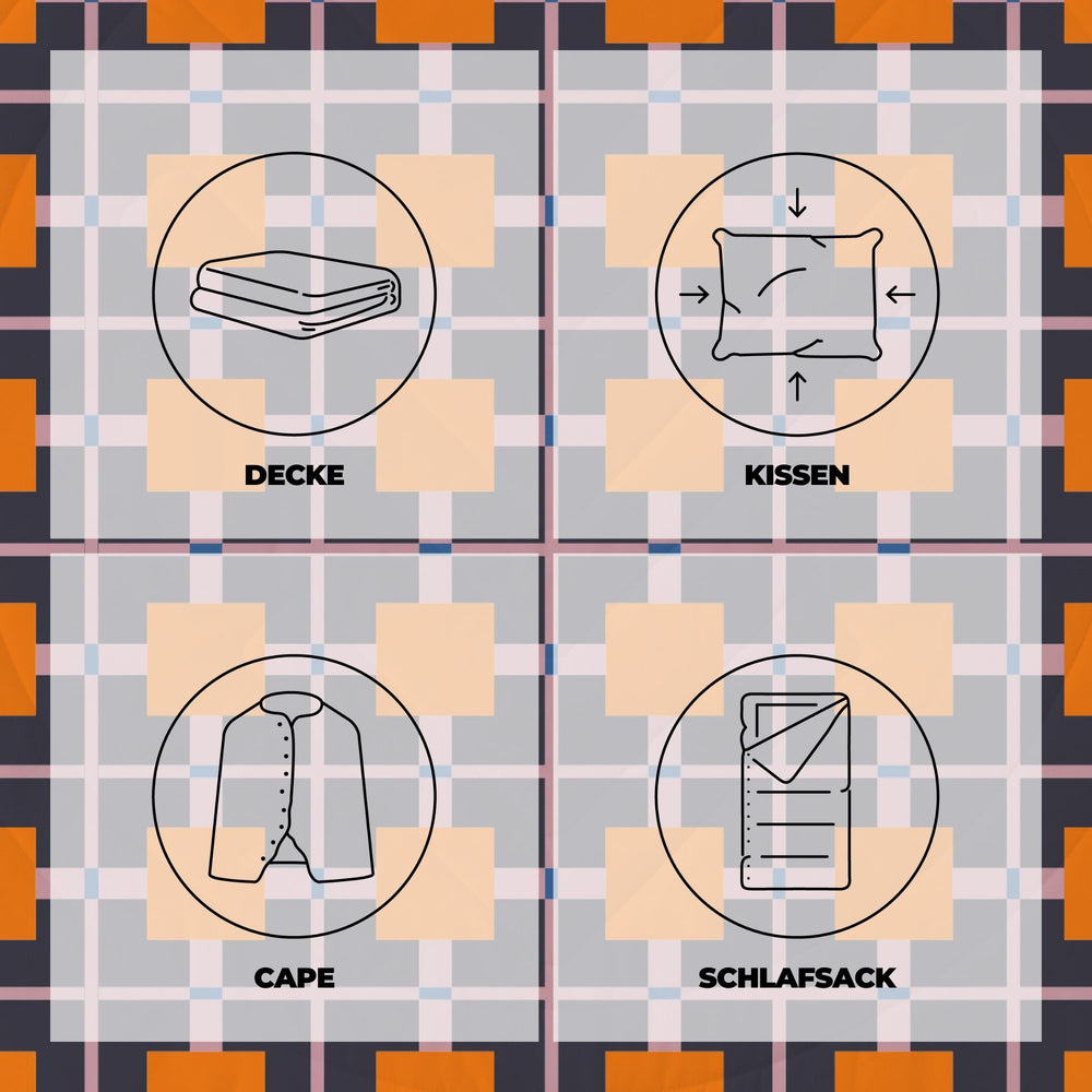 VOITED Fleece Outdoor Camping Blanket - Mellow Magic