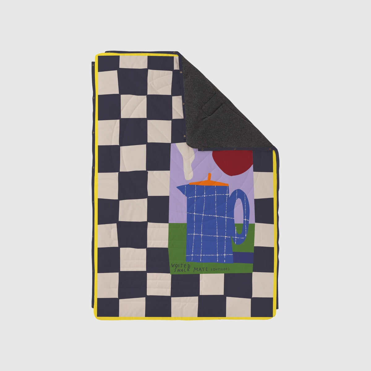 VOITED Fleece Outdoor Camping Blanket - Snack Mate