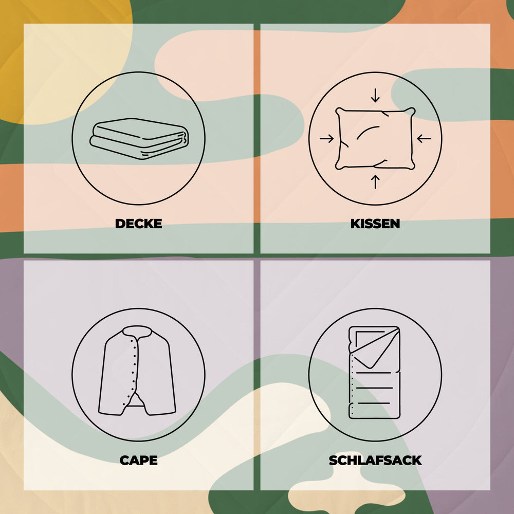 VOITED Mini Traveler Cream Indoor / Outdoor Camping Blanket - Trailbound