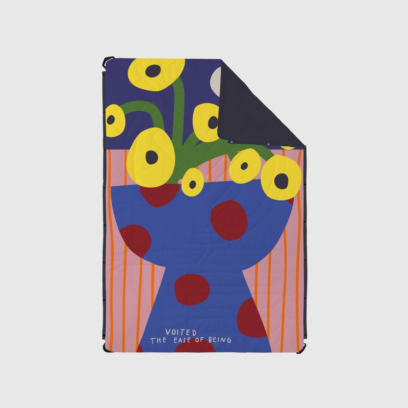 VOITED Compact Picnic & Beach Blanket  - Bucket Full Of Sunshine