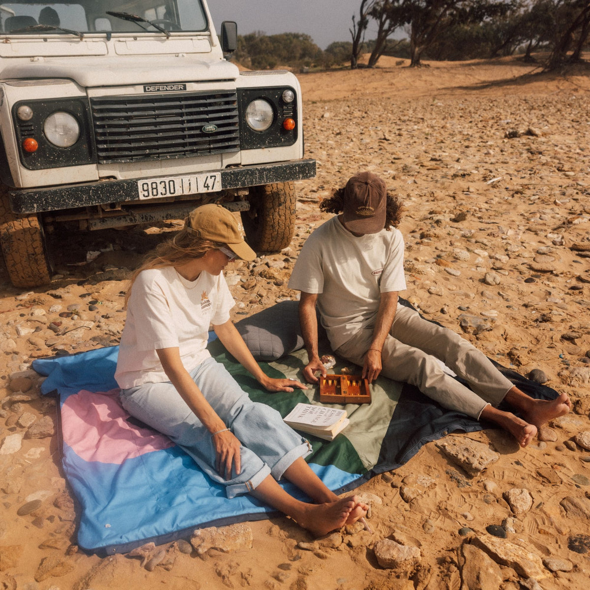 VOITED Compact Picnic & Beach Blanket  - Dawntrail