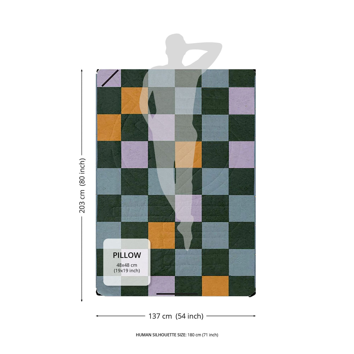 VOITED Compact Picnic & Beach Blanket  - Dawntrail