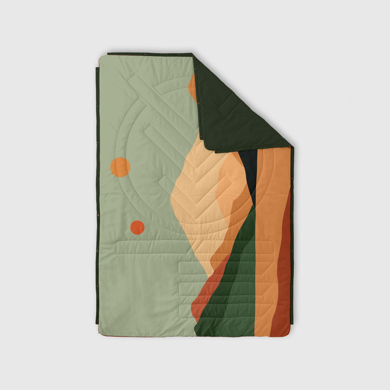 VOITED Recycled Ripstop Outdoor Camping Blanket - Jasper / Tree Green Jo