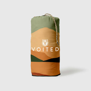 VOITED Recycled Ripstop Outdoor Camping Blanket - Jasper / Tree Green Jo