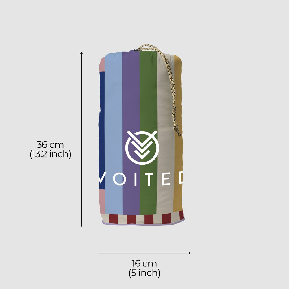 VOITED Recycled Ripstop Outdoor Camping Blanket - Moon River