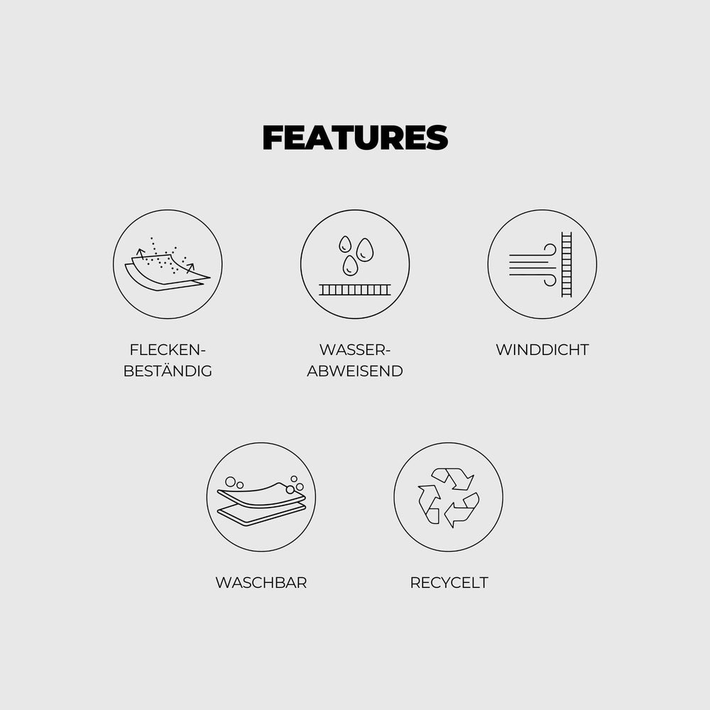 VOITED Recycled Ripstop Outdoor Camping Blanket - Moon River