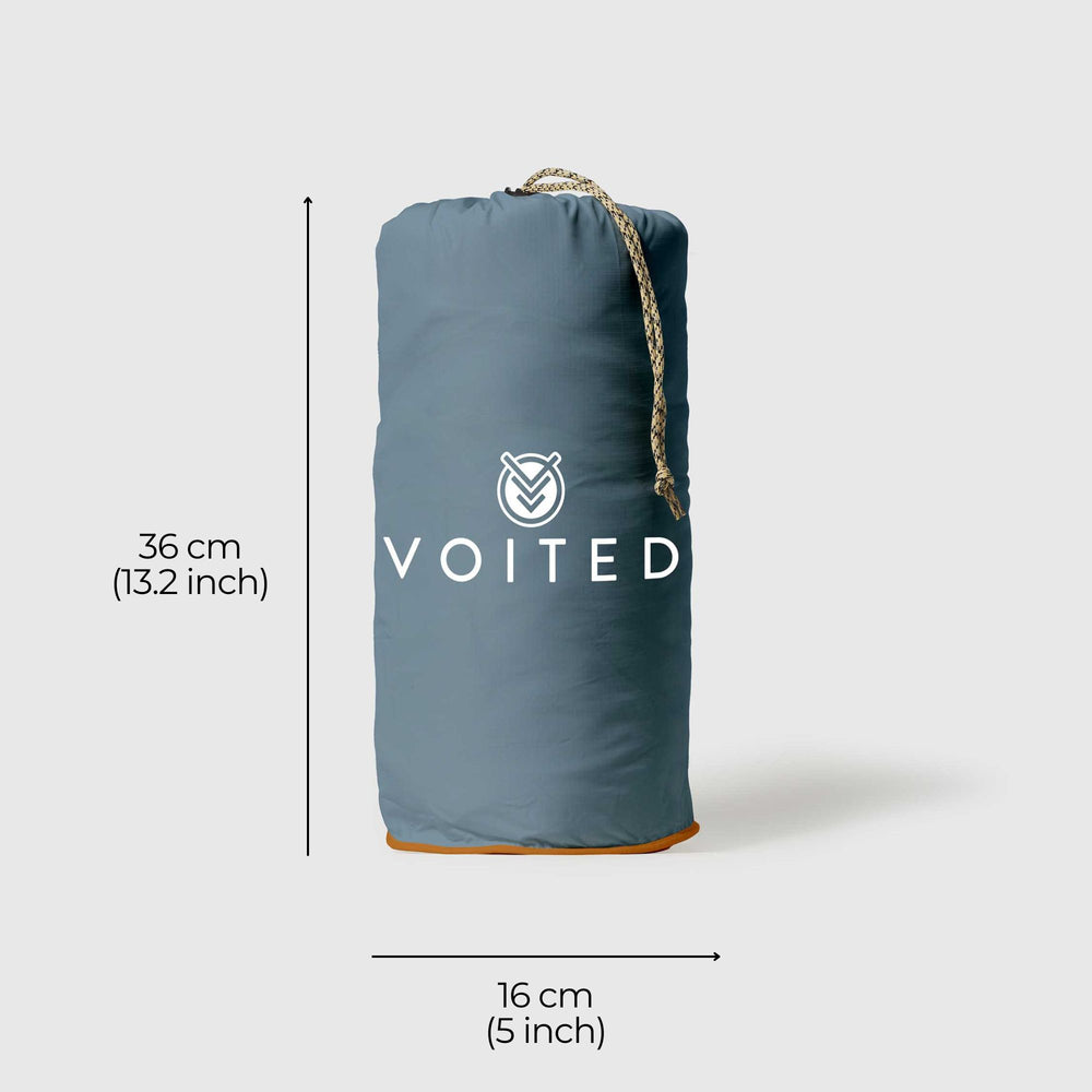 VOITED Recycled Ripstop Outdoor Camping Blanket - Mountain Spring/Sundial