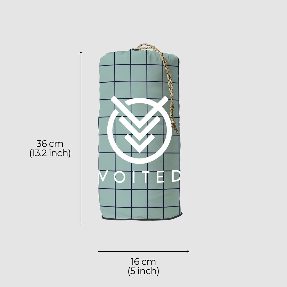VOITED Recycled Ripstop Outdoor Camping Blanket - Pool/Eden