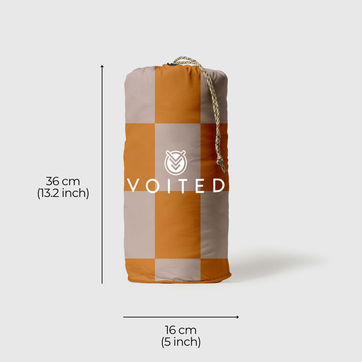 VOITED Recycled Ripstop Outdoor Camping Blanket - Suns Out/Sundial