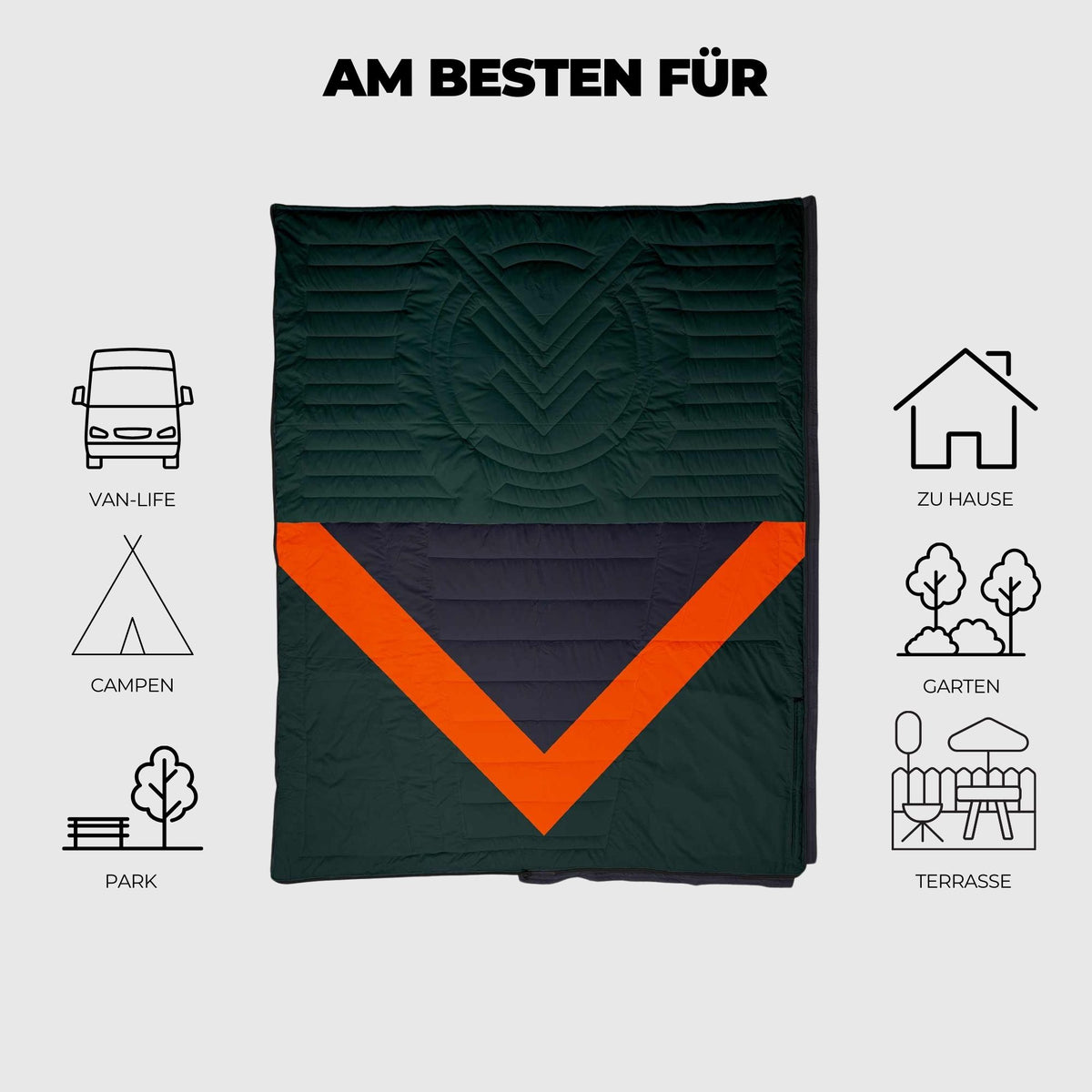 VOITED Slumber Zip Sack Blanket - Cabin