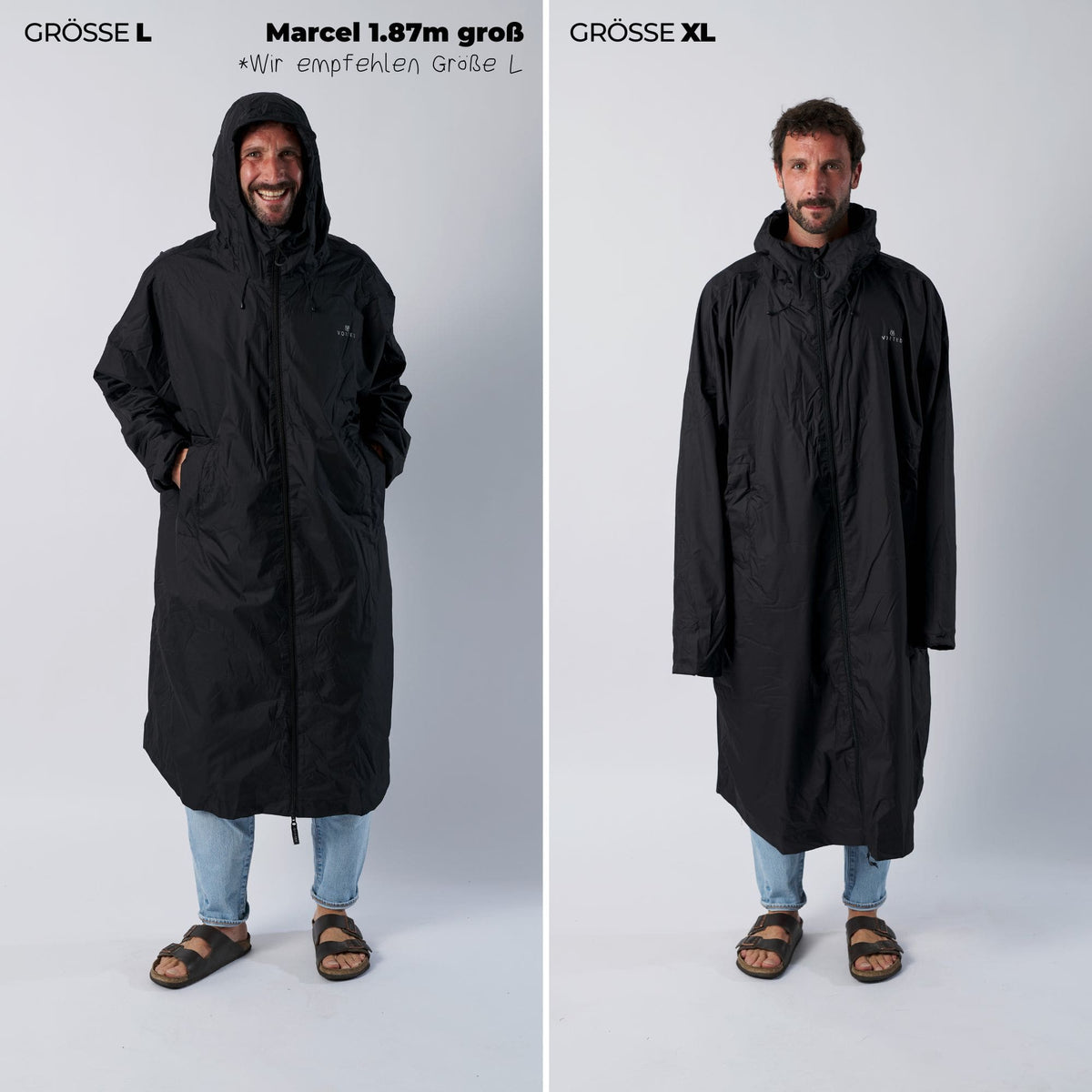 VOITED Allweather Coat - Black
