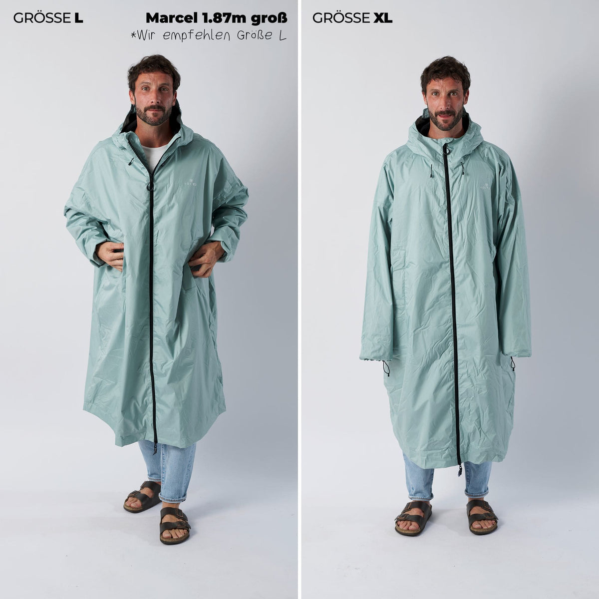VOITED Allweather Coat - Eucalyptus