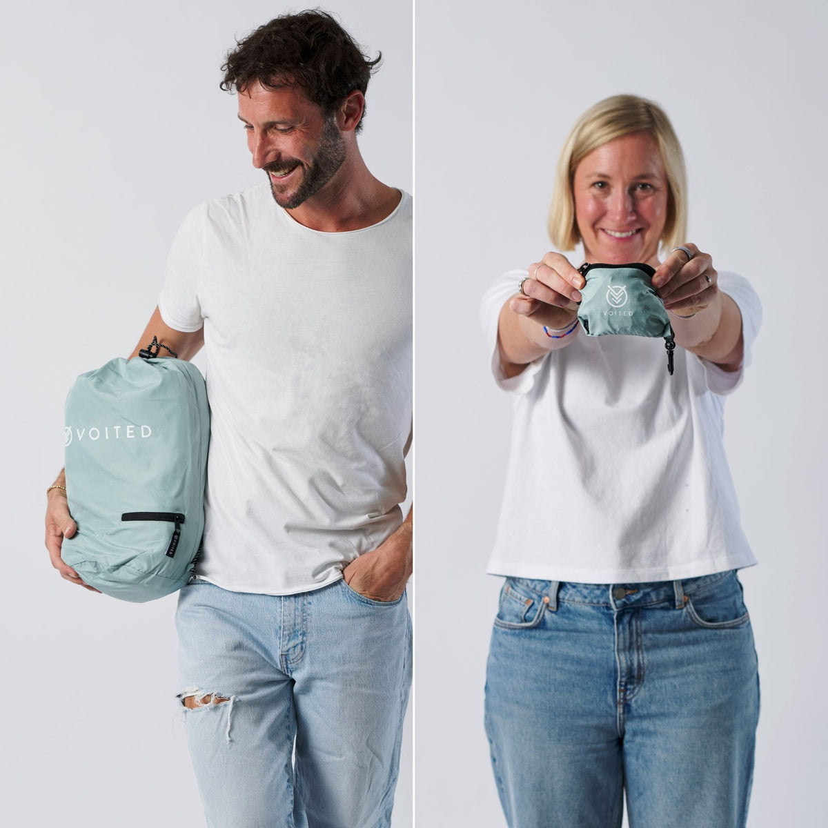 VOITED Allweather Coat - Eucalyptus