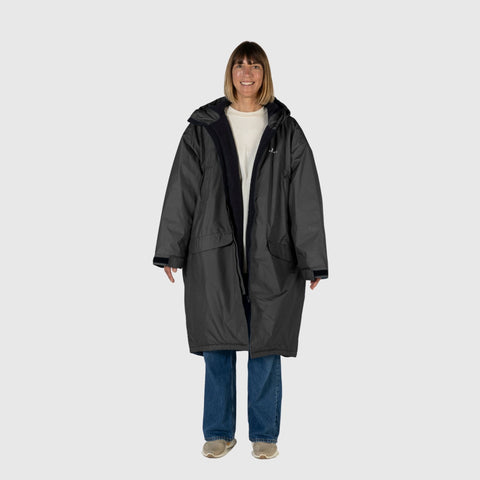 VOITED 3rd Edition Outdoor Changing Robe & Drycoat for Surfing, Camping, Vanlife & Wild Swimming - Black