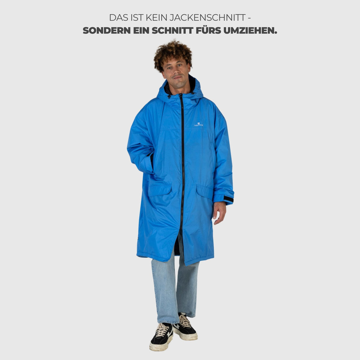 VOITED 3rd Edition Outdoor Changing Robe & Drycoat for Surfing, Camping, Vanlife & Wild Swimming - Waterfall