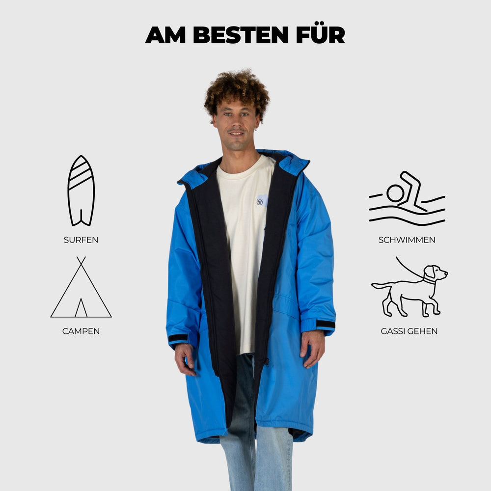 VOITED 3rd Edition Outdoor Changing Robe & Drycoat for Surfing, Camping, Vanlife & Wild Swimming - Waterfall