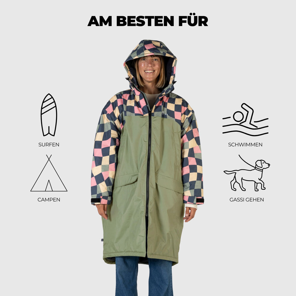 VOITED 3rd Edition Outdoor Changing Robe & Drycoat for Surfing, Camping, Vanlife & Wild Swimming - Wavecheck