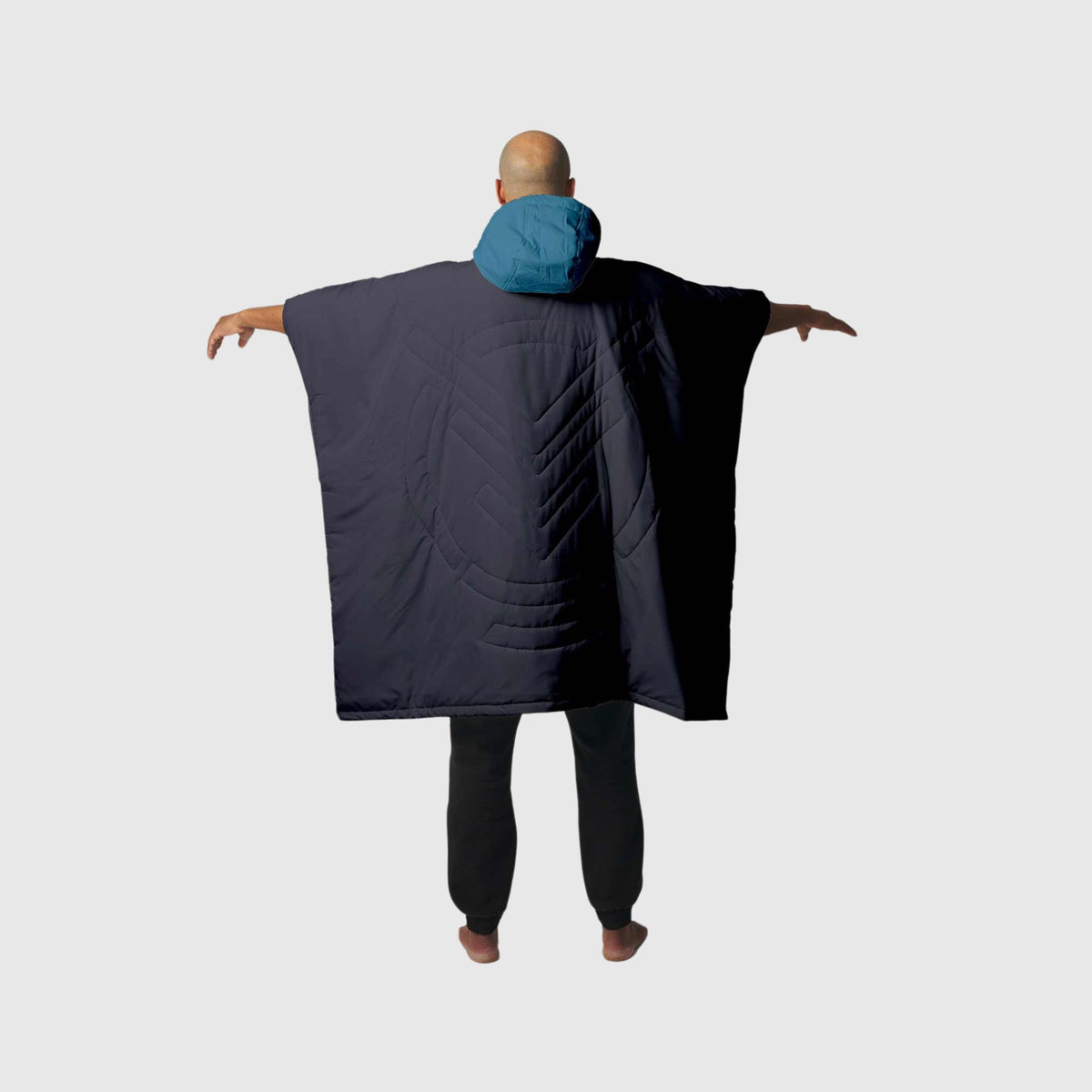 VOITED Trooper Outdoor Premium Poncho-Decke - Blue Steel / Graphite