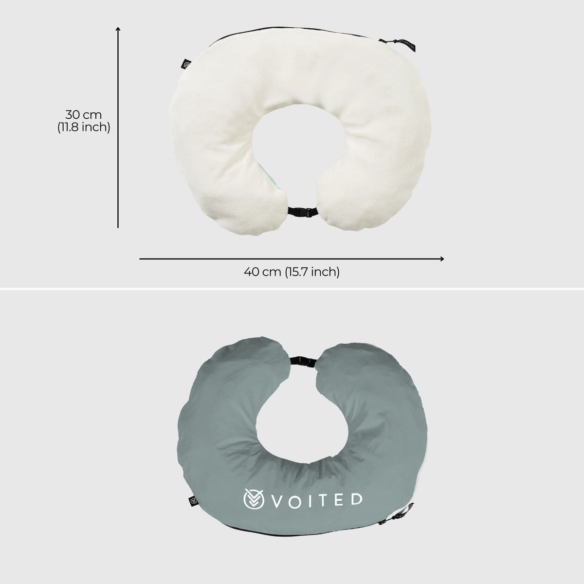 VOITED NeckPack™ Travel Pillow Blanket™ - Echo Bloom