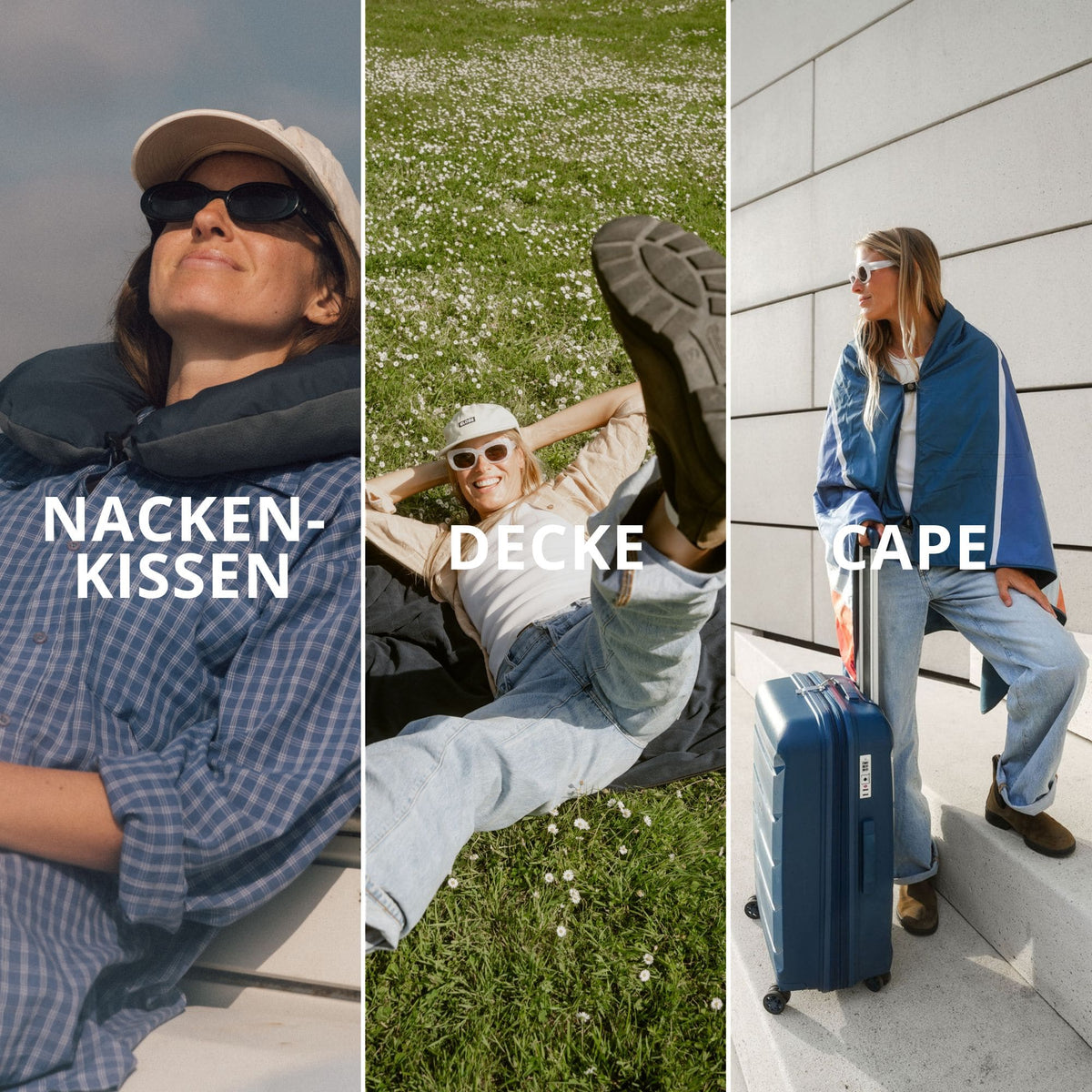 VOITED NeckPack™ Travel Pillow Blanket™  - Jasper